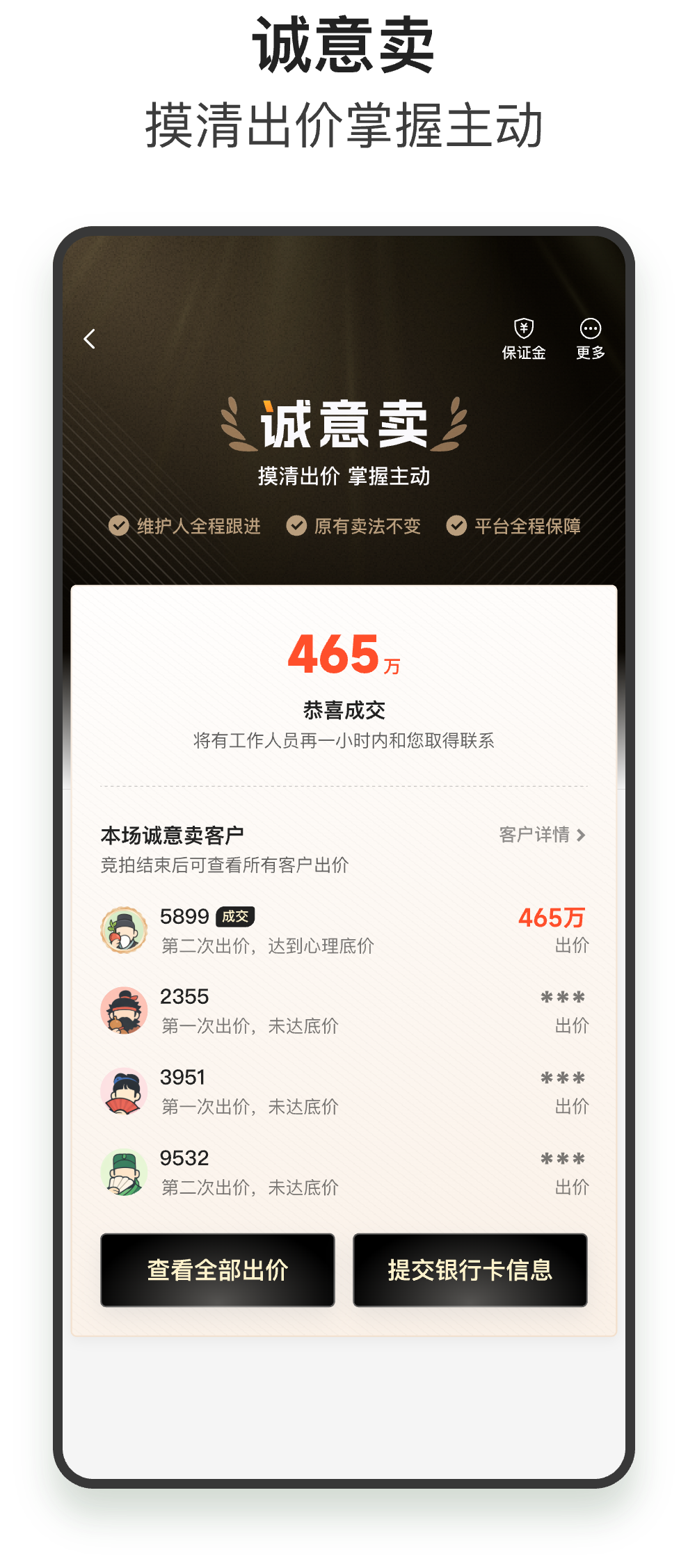 诚意卖